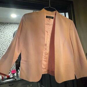 pink kasper blazer
